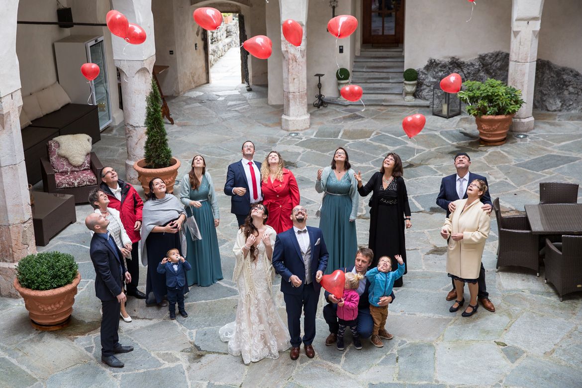 Hochzeit auf Schloß Matzen in Tirol