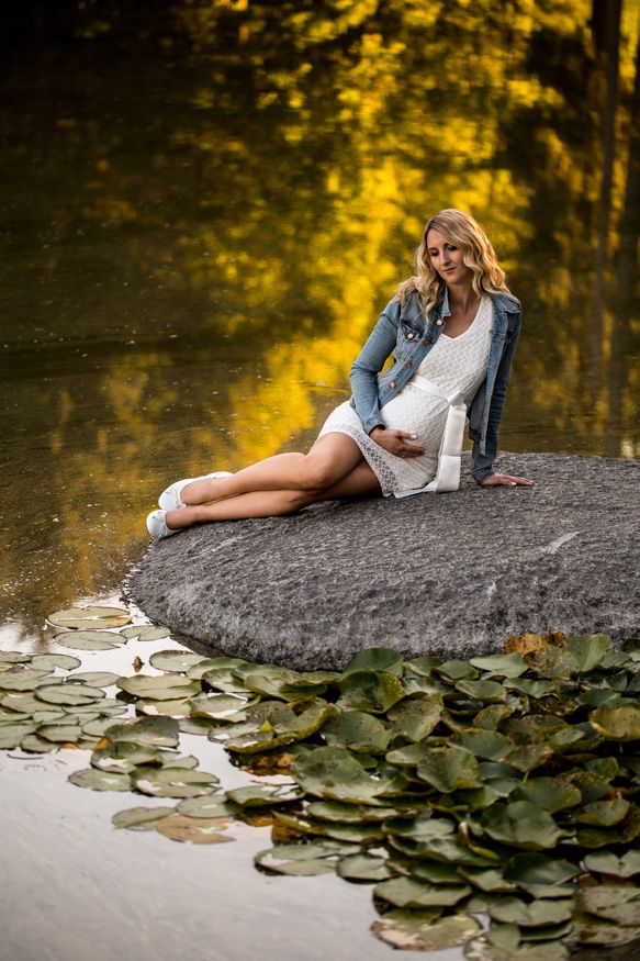 Schwangerschaftsshooting am See