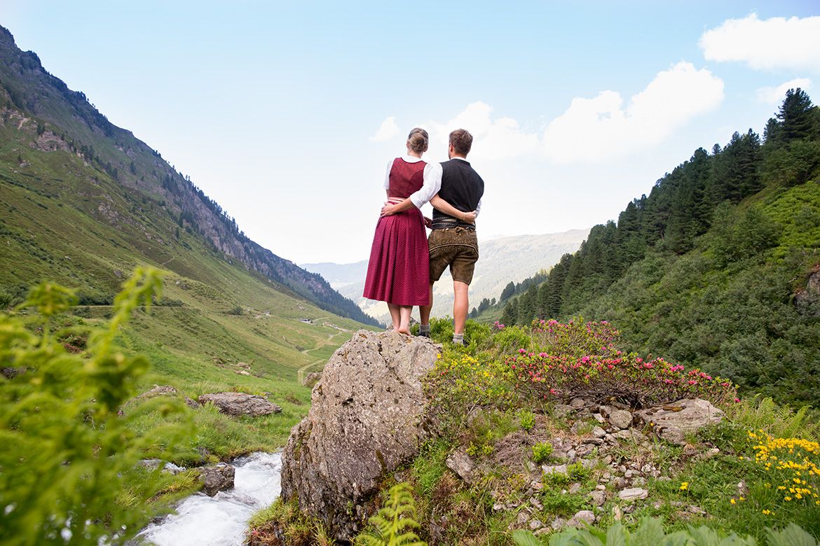 Lifestyle Panoramafoto in der Natur