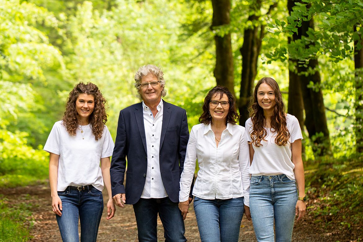 Familienfotos in den Bergen