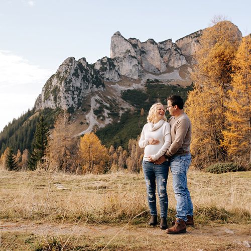 Verena in der Natur zum Shooting