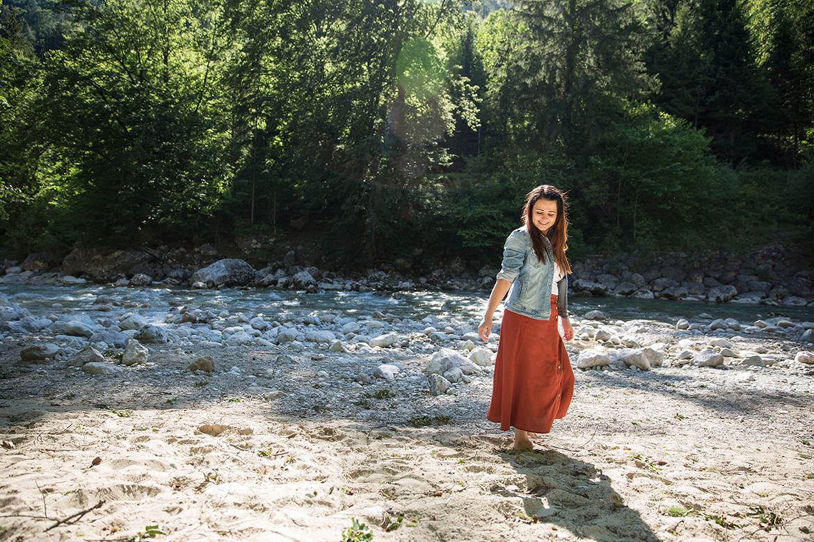 Lifestyle Photographie an der Brandenberger Ache