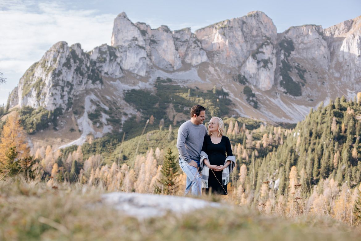 Schwangerschaftsshooting in Tirol