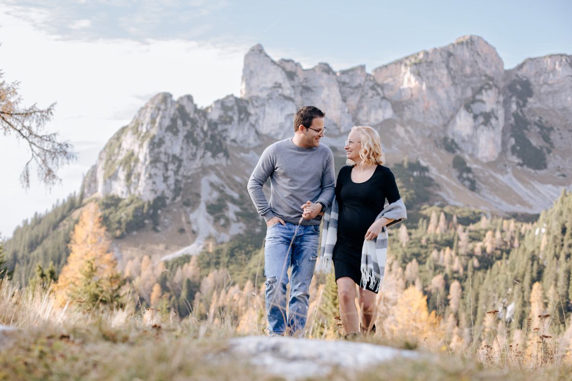 Schwangerschaftsfotos in der Natur