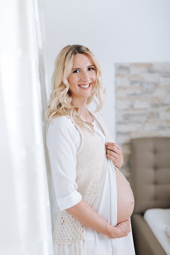 Babybauchfotos daheim