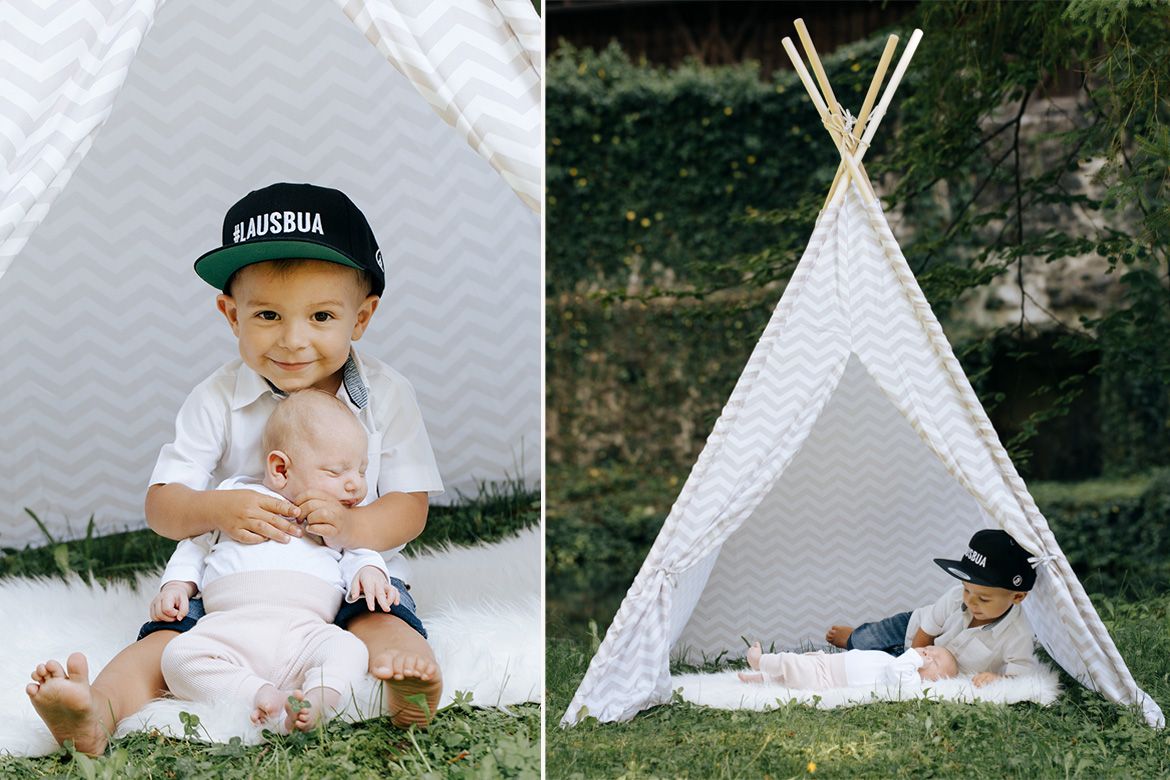 Familienfotos in der Tiroler Natur