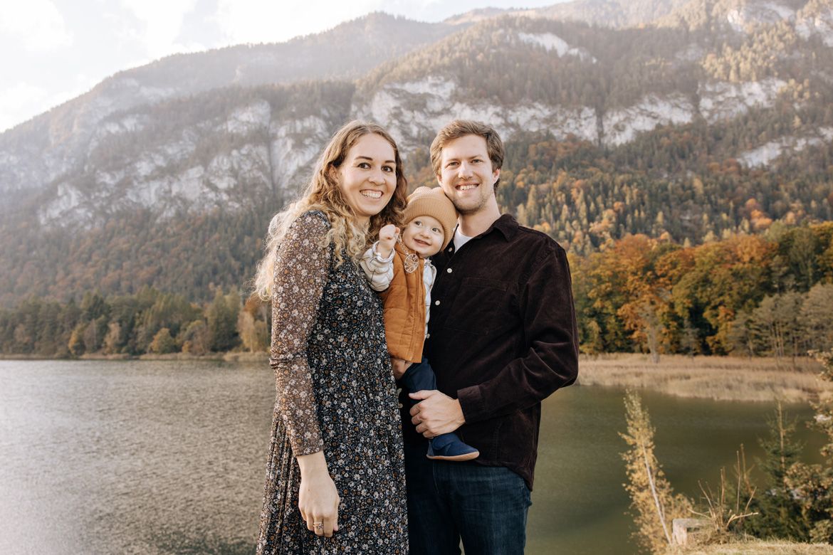 Familienfotos am See