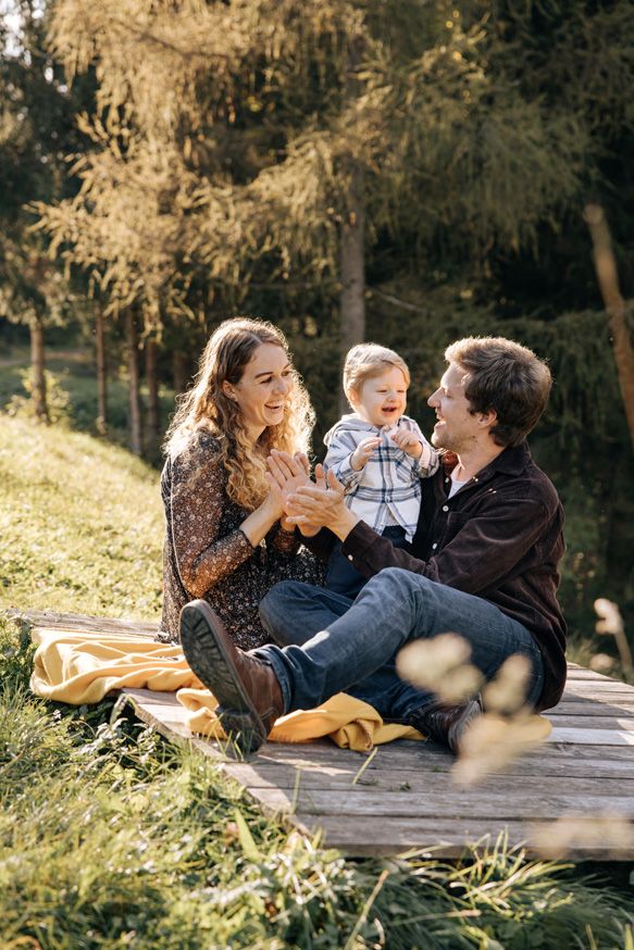 Familienfotos in der Natur
