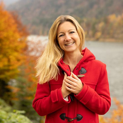 Claudia zum Shooting