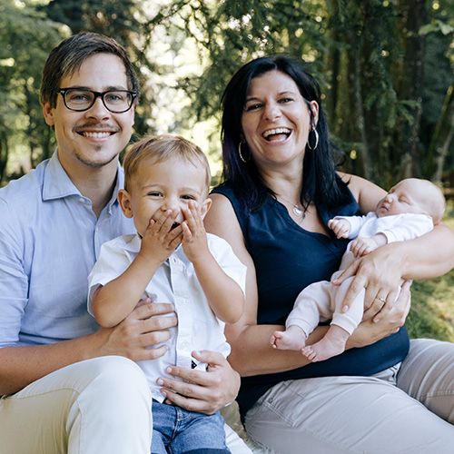 natürliche Familienfotos in Tirol