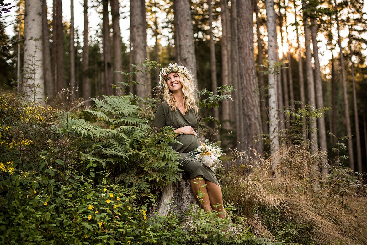Schwangerschaftsfotos in der Tiroler Natur